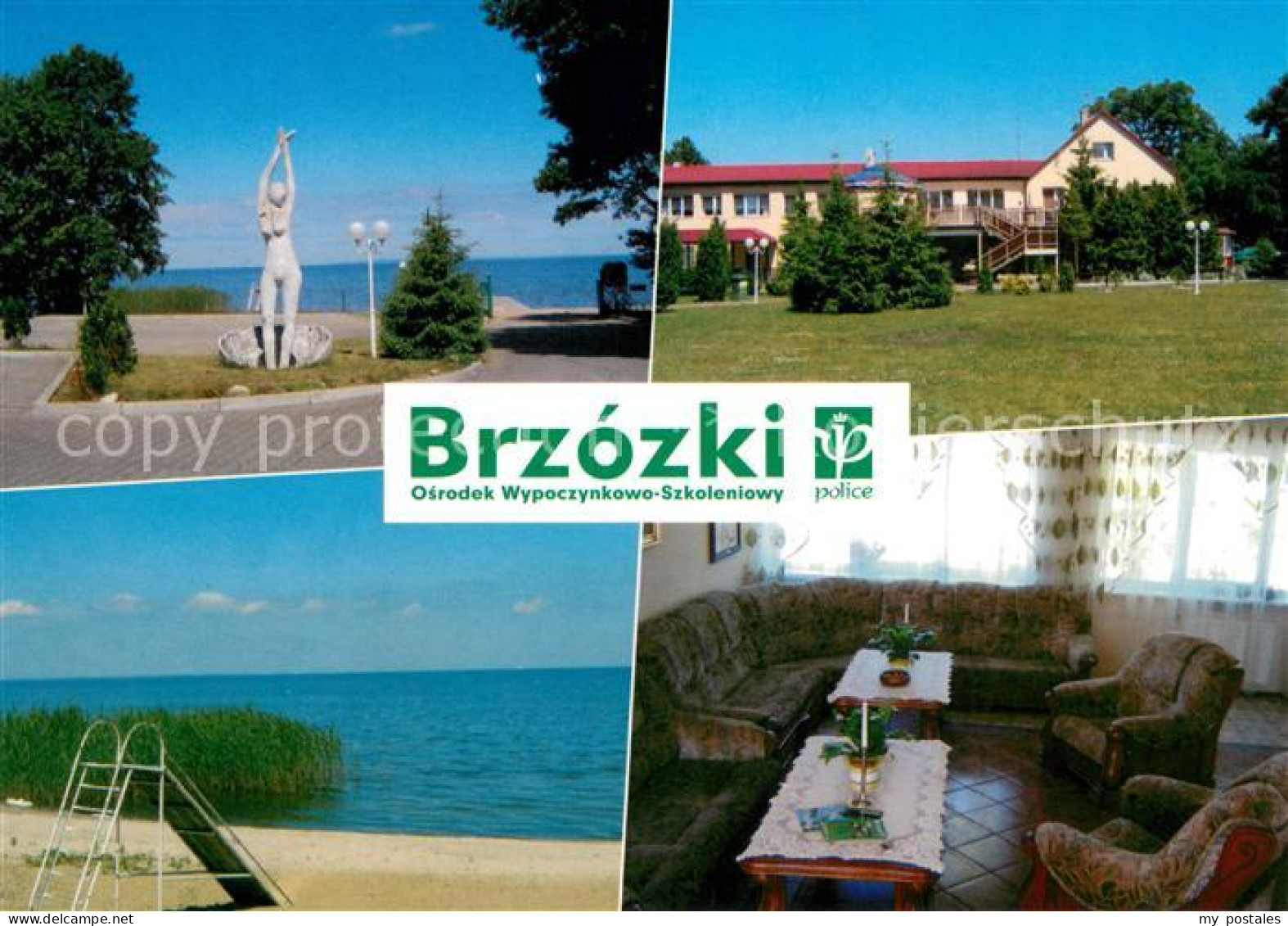73649129 Brzozki Dorf An Der Ostsee Promenade Statue Hotel  - Poland