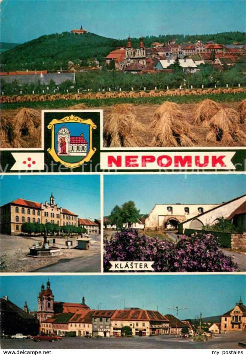 73649101 Nepomuk Pomuk Panorama Kloster Getreidefelder Nepomuk Pomuk - Tsjechië