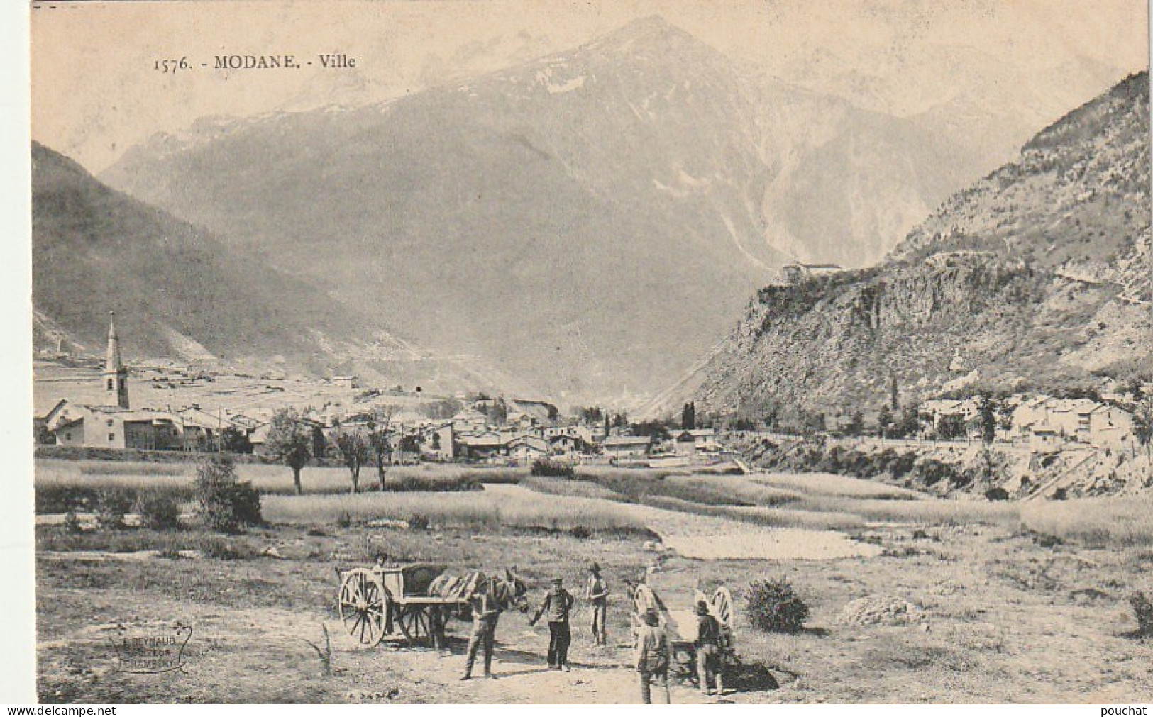 AA+ 93-(73) MODANE - VILLE - ANIMATION - PAYSANS AVEC ATTELAGES  - Landbouwers