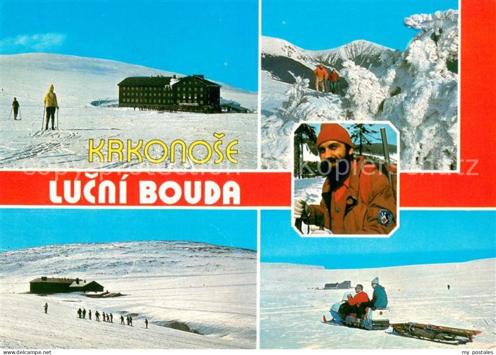 73649096 Pec Pod Snezkou Lucni Bouda Krkonose Berghotel Riesengebirge Im Winter  - Tsjechië