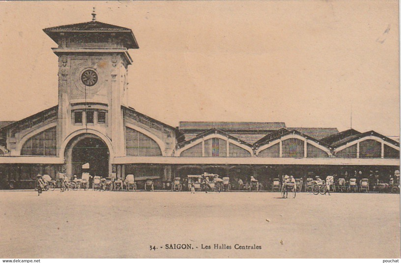 AA+ 94- SAIGON - VIETNAM - LES HALLES CENTRALES - ANIMATION - Vietnam