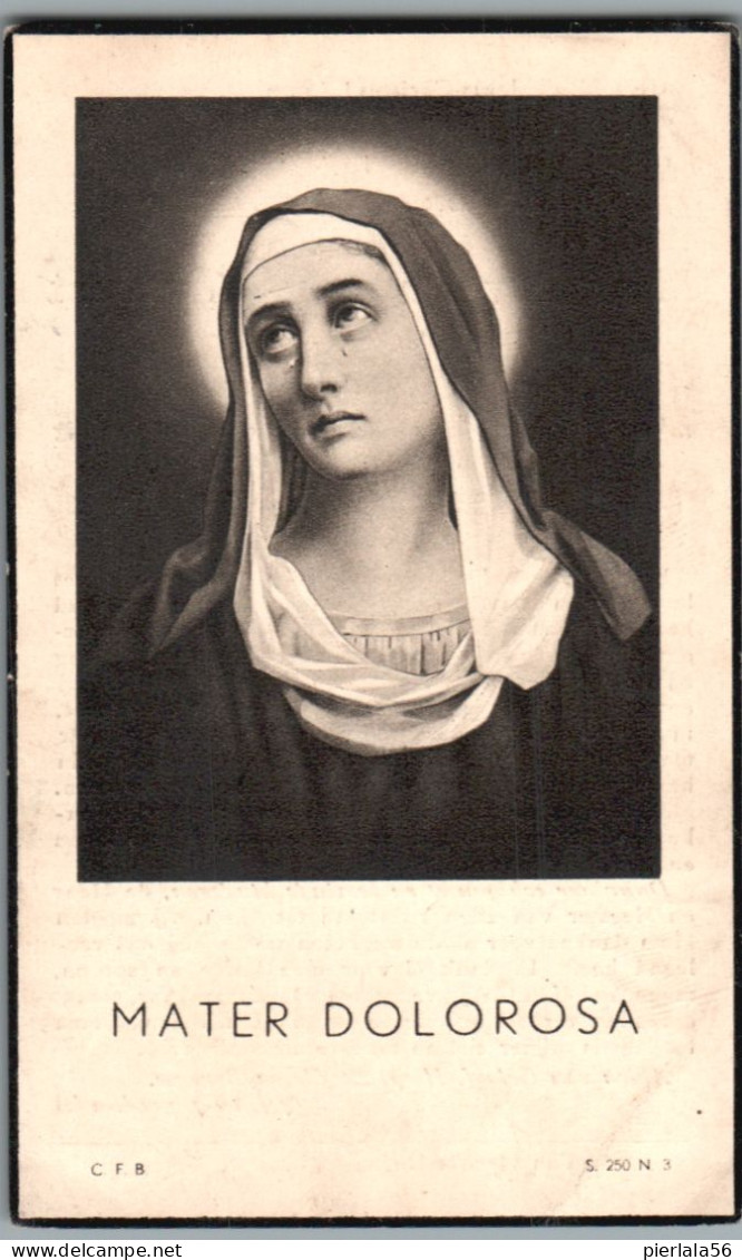 Bidprentje Mater - Verpoest Augusta (1876-1940) - Images Religieuses
