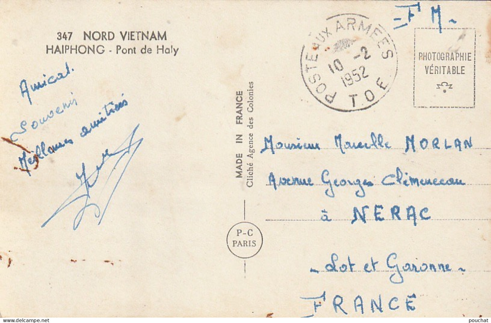 AA+ 94- HAIPHONG - NORD VIETNAM - PONT DE HALY - Vietnam