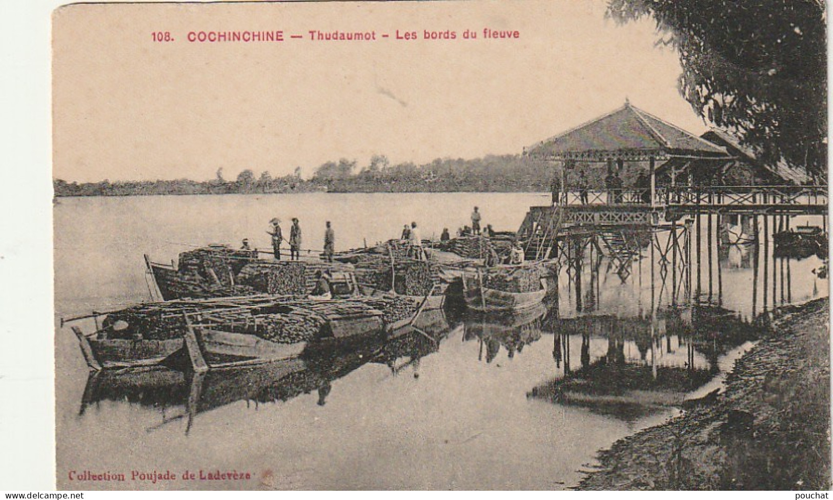 AA+ 94- COCHINCHINE ( VIETNAM ) - THUDAUMOT - LES BORDS DU FLEUVE - ANIMATION - Viêt-Nam