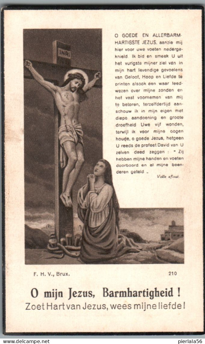 Bidprentje Mater - Verpoest Stefaan (1870-1934) - Imágenes Religiosas