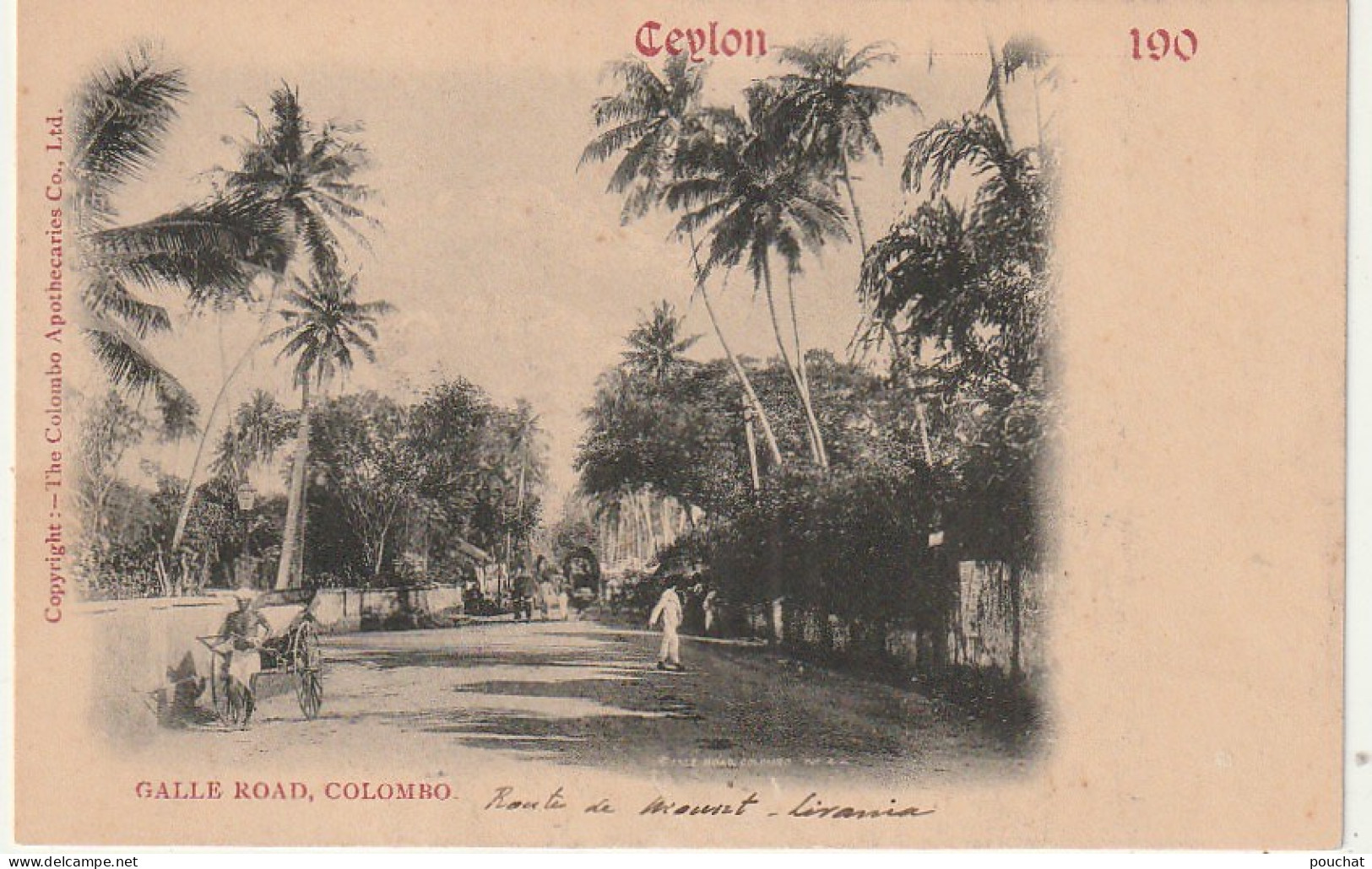 AA+ 94- COLOMBO ( SRI LANKA ) - GALLE ROAD - Sri Lanka (Ceylon)