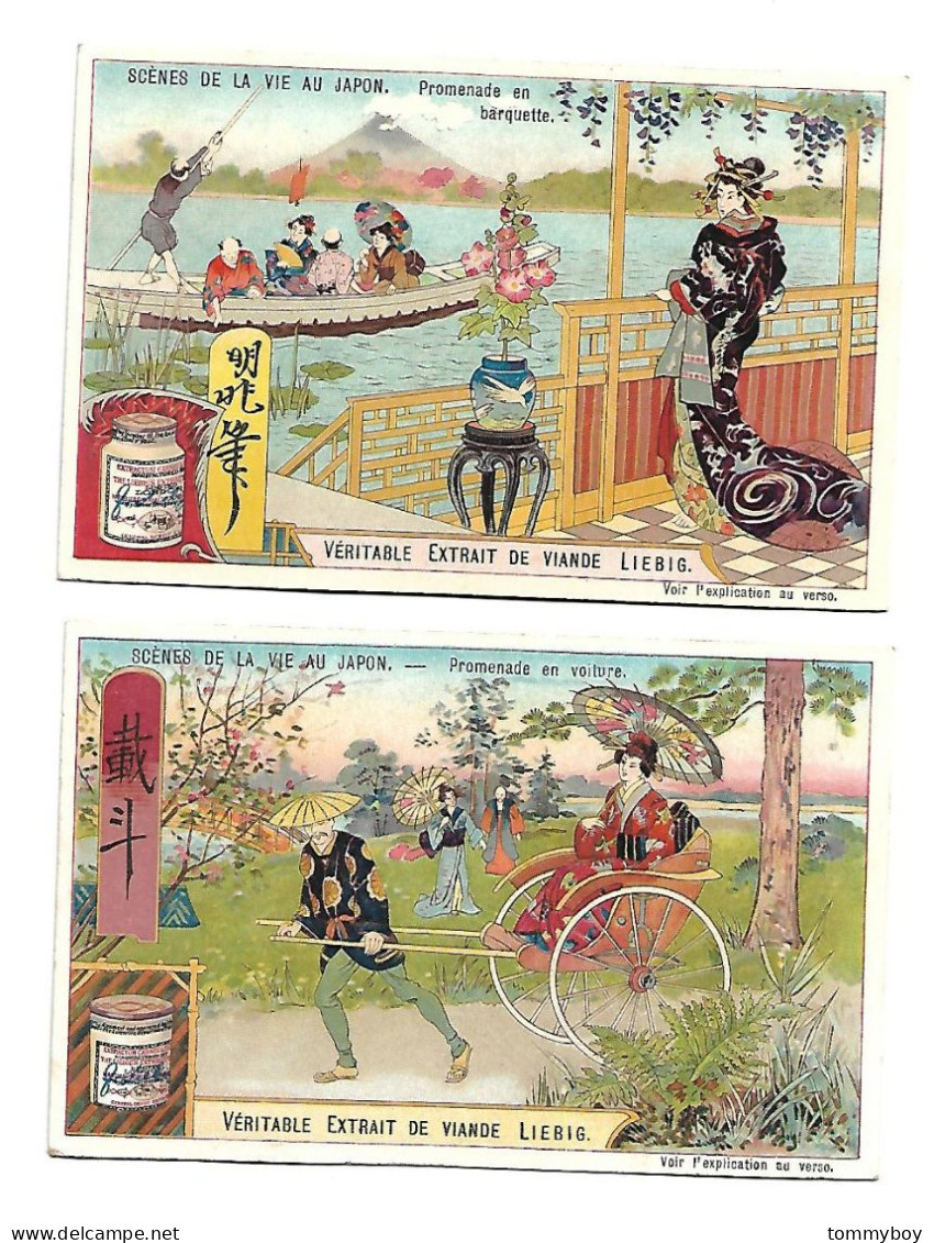 S 780 , Liebig 6 Cards, Scènes De La Vie Au Japon (ref B21) - Liebig