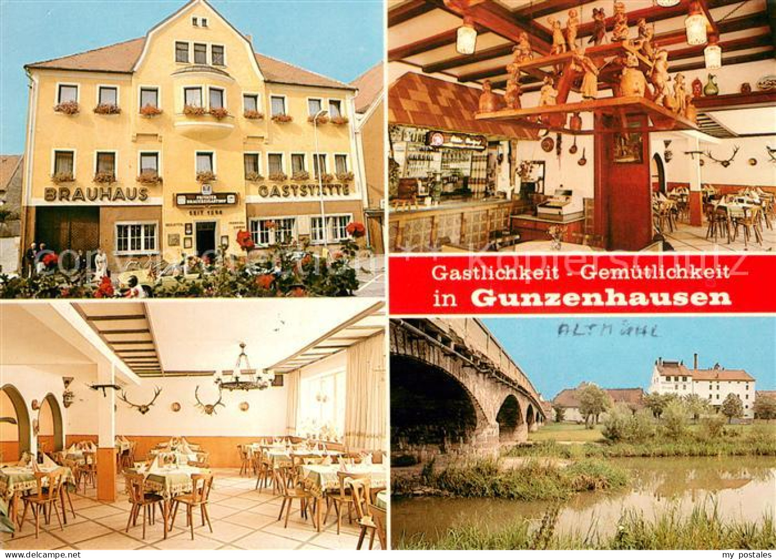 73649041 Gunzenhausen Altmuehlsee Brauerei Gasthof Hotel Restaurant Bruecke Part - Gunzenhausen