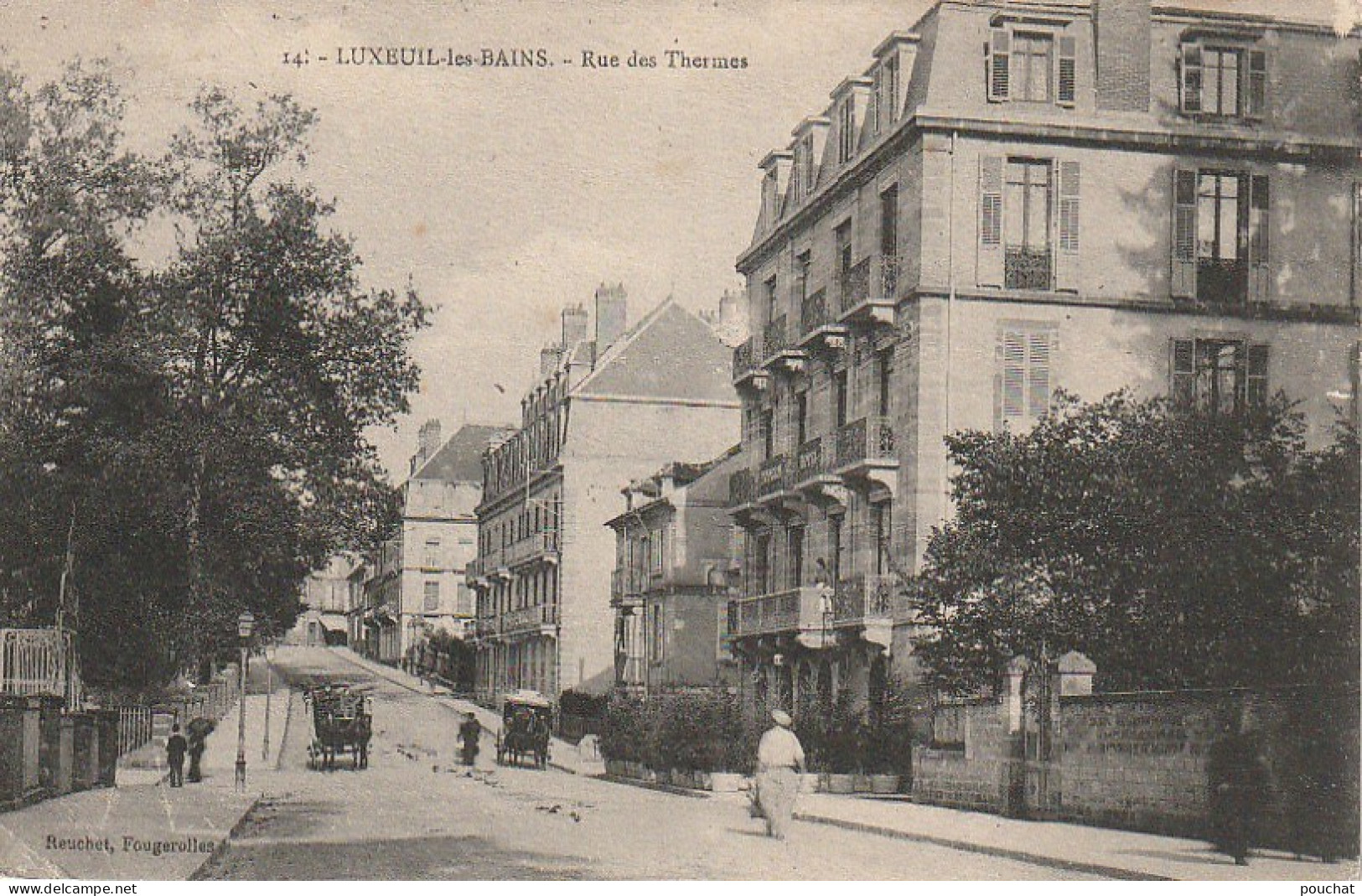 AA+ 95-(70) LUXEUIL LES BAINS - RUE DES THERMES - ANIMATION - Luxeuil Les Bains