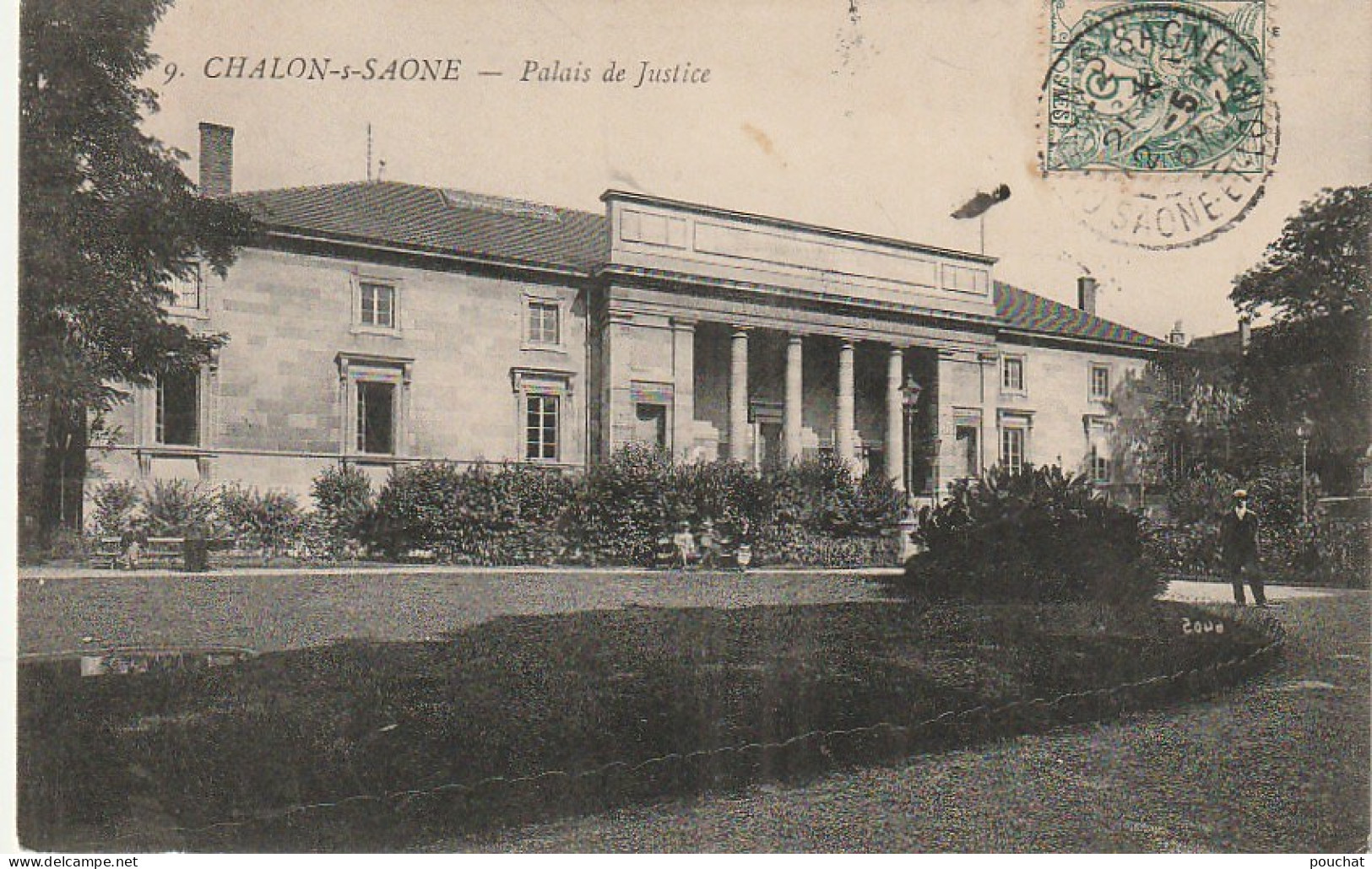 AA+ 95-(71) CHALON SUR SAONE - PALAIS DE JUSTICE - ANIMATION DANS LES JARDINS - Chalon Sur Saone