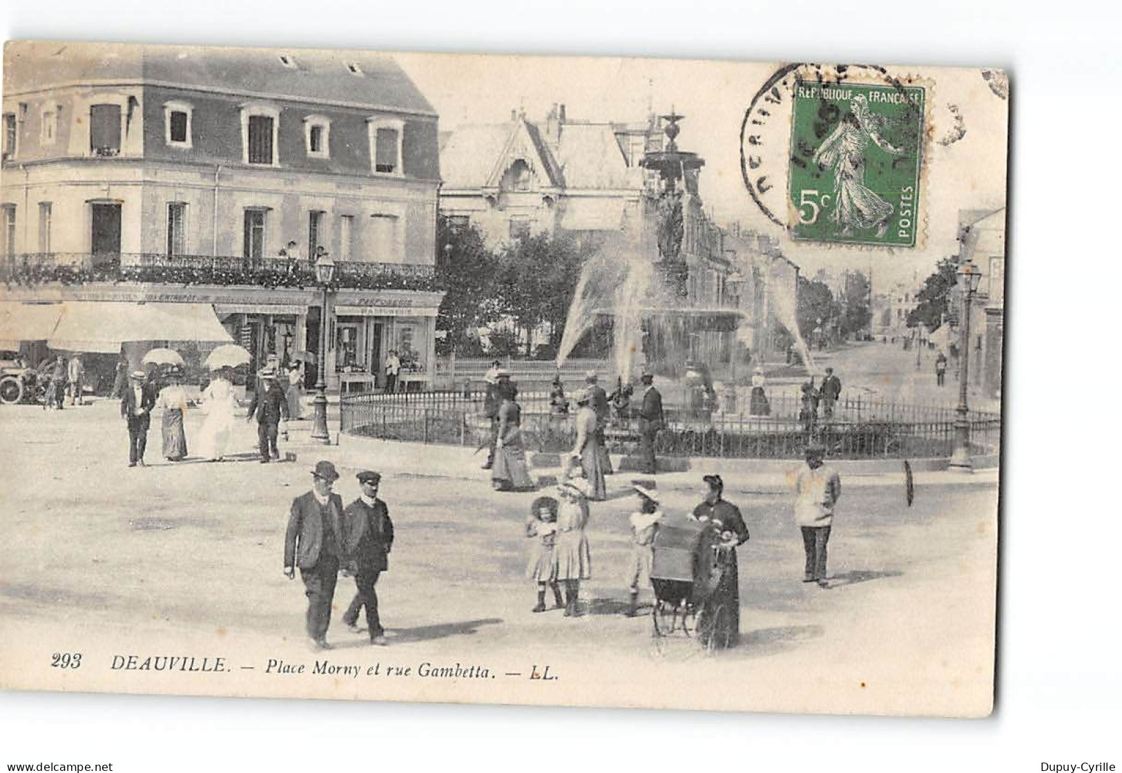 DEAUVILLE - Place Morny Et Rue Gambetta - Très Bon état - Deauville