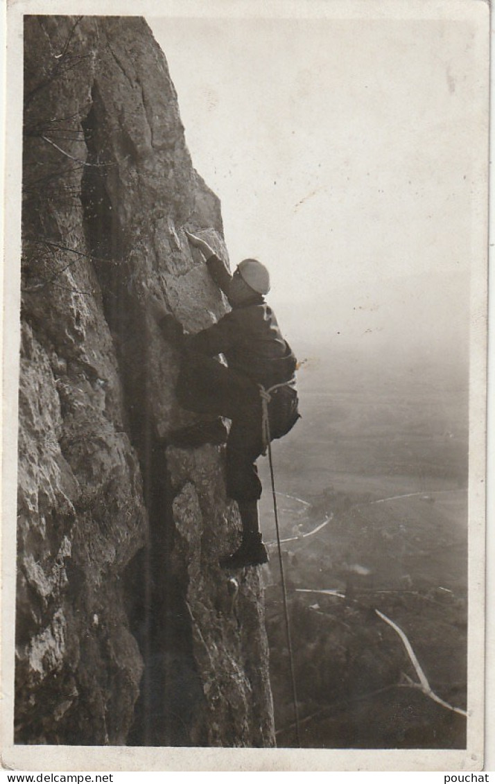 AA+ 99-(74) SALEVE - LE PAS DE TRICOUNI SUPERIEUR - ALPINISTE - Alpinismus, Bergsteigen