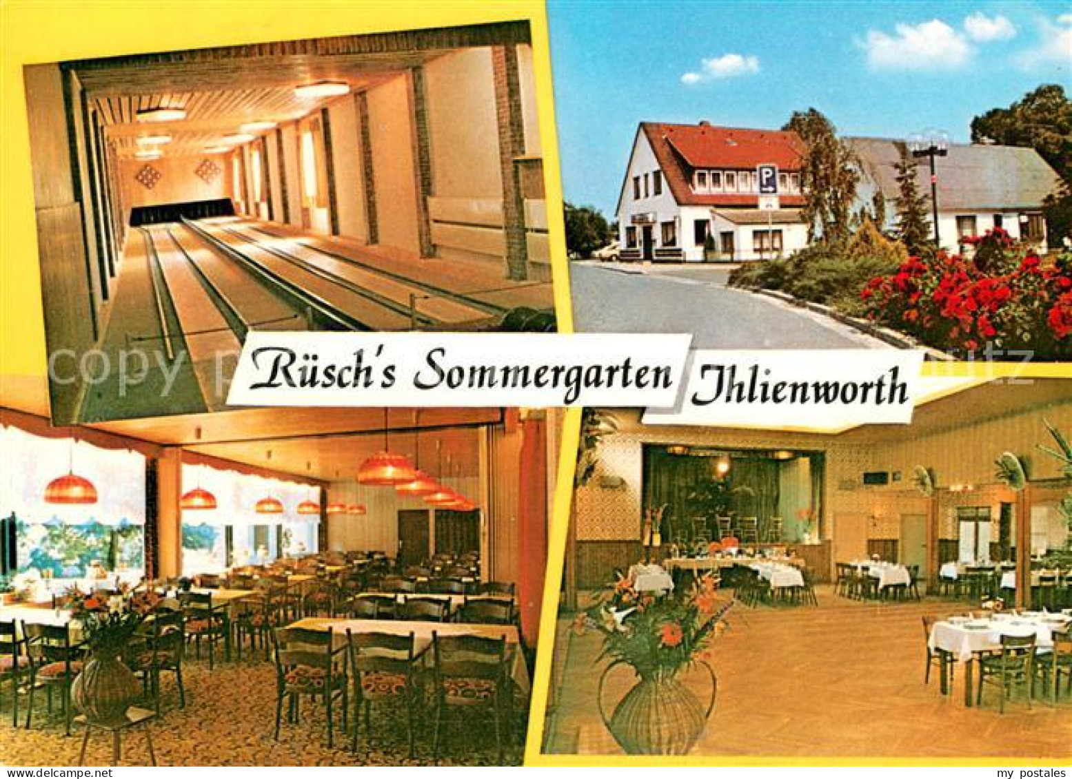 73648879 Ihlienworth Ruesch's Sommergarten Hotel Restaurant Kegelbahn Ihlienwort - Otros & Sin Clasificación