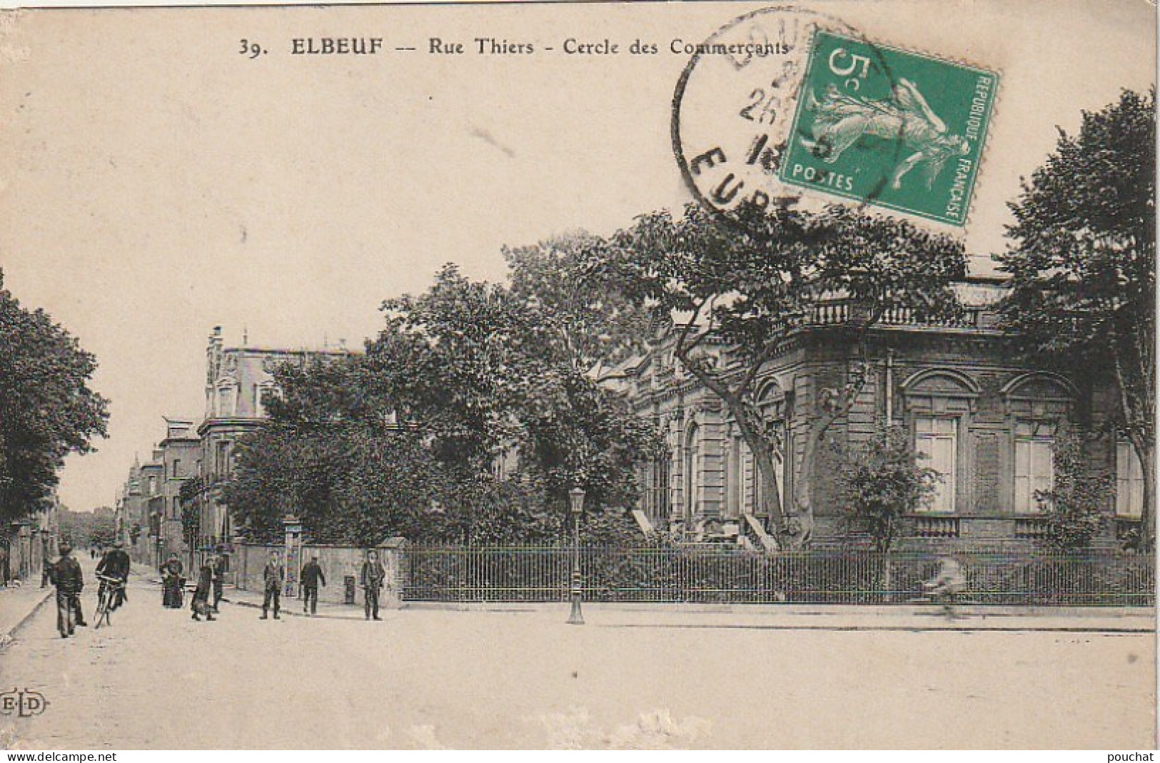 AA+ 102-(76) ELBEUF - RUE THIERS - CERCLE DES COMMERCANTS - ANIMATION - Elbeuf