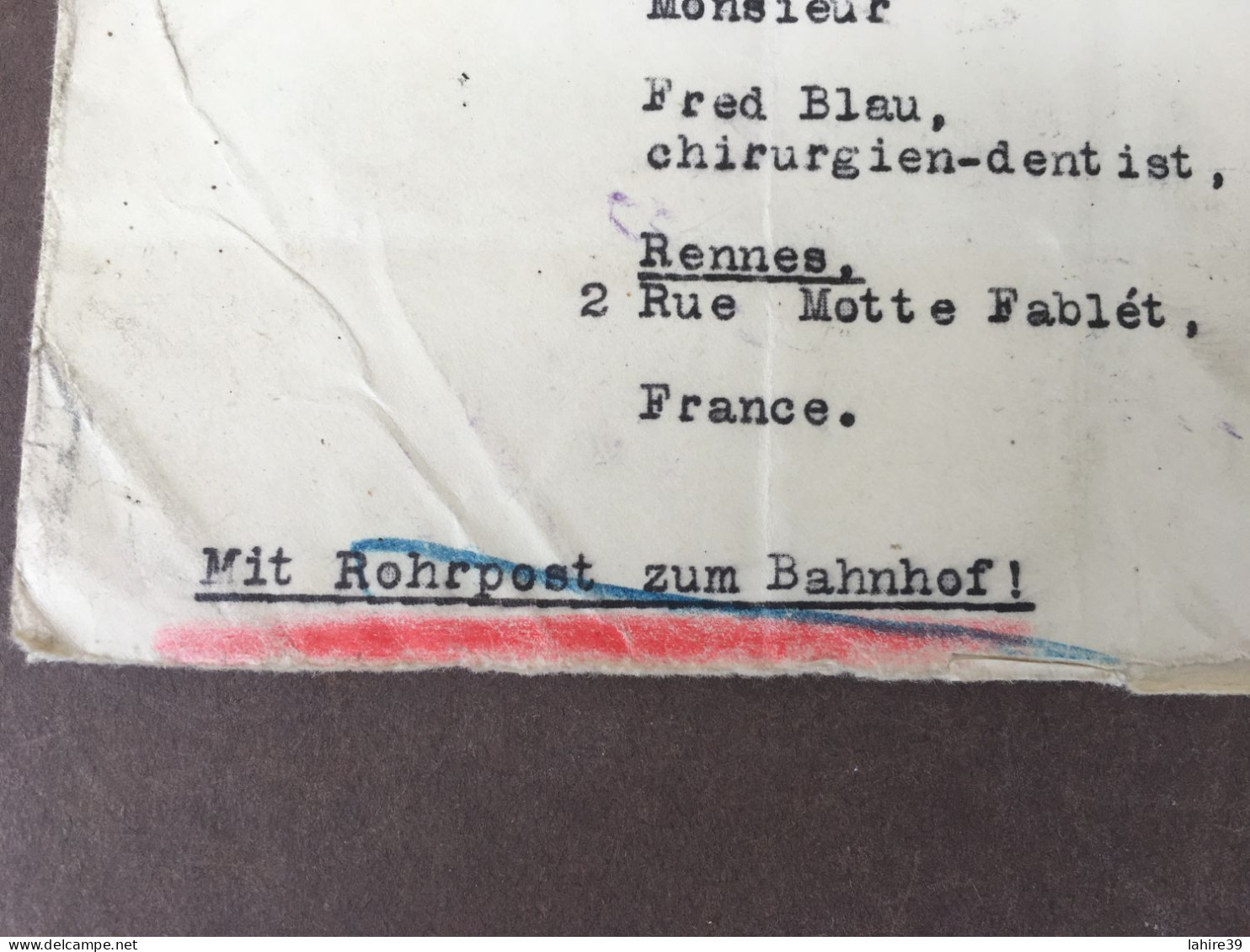 Enveloppe Timbrée / Autriche / Pour Rennes / 1937 - Autriche