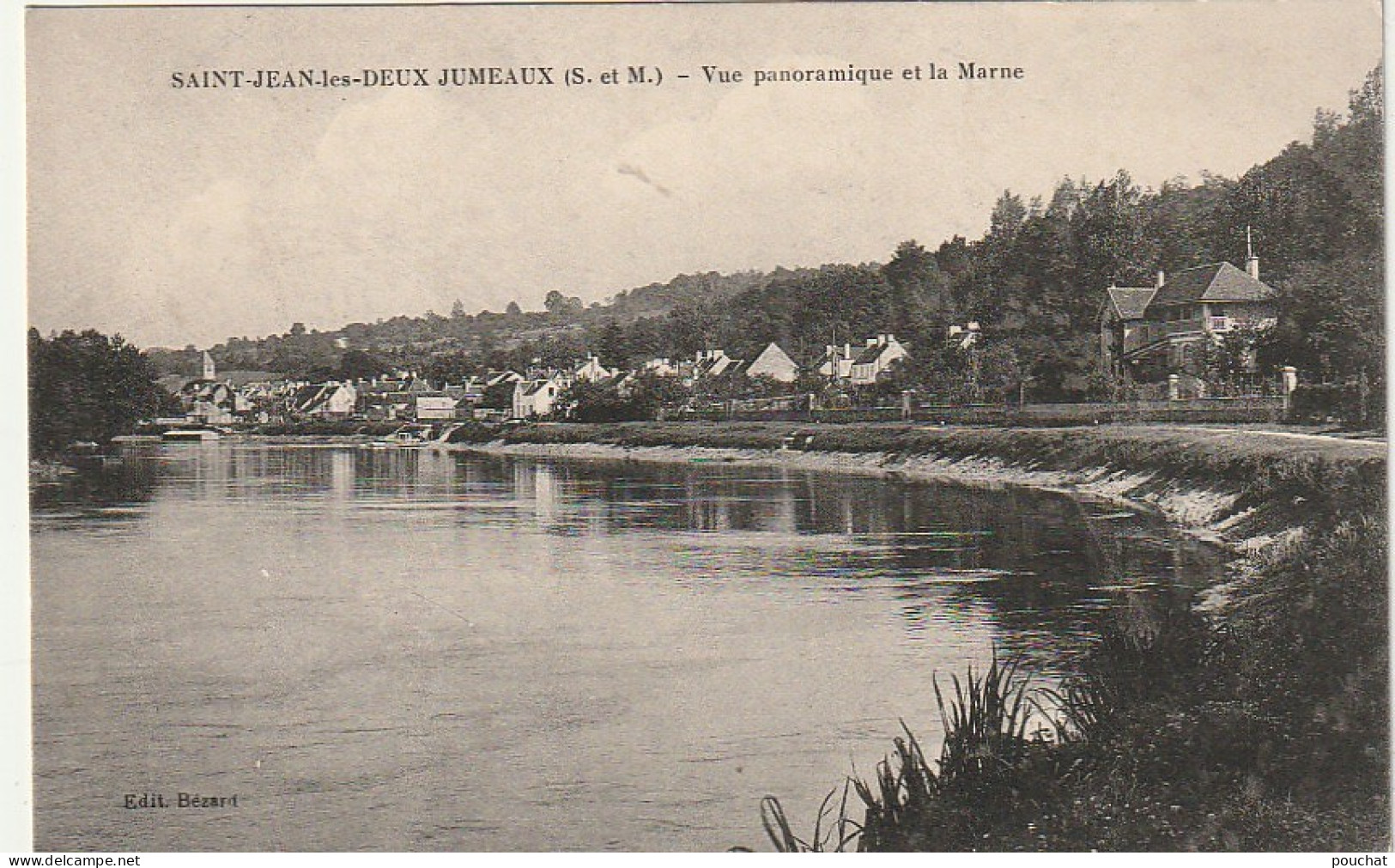 AA+ 104-(77) SAINT JEAN LES DEUX JUMEAUX - VUE PANORAMIQUE ET LA MARNE - Autres & Non Classés