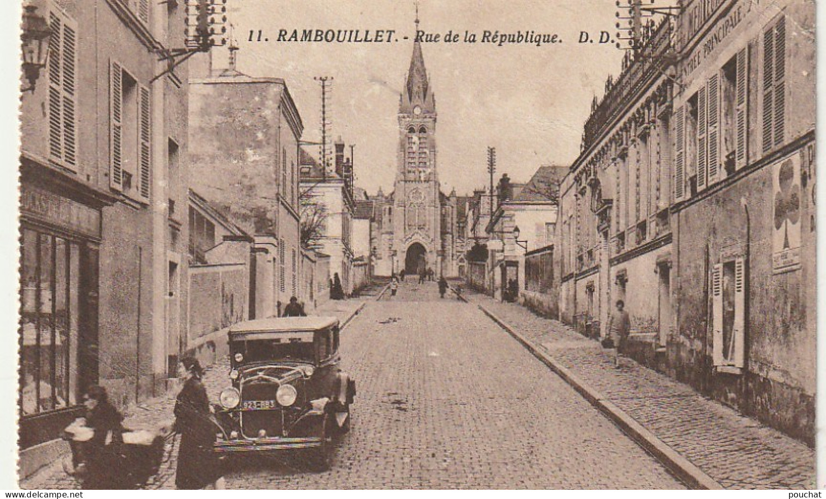 AA+ 105-(78) RAMBOUILLET - RUE DE LA REPUBLIQUE - ANIMATION - Rambouillet