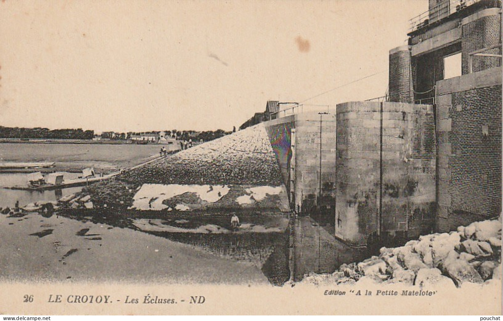 AA+ 107-(80) LE CROTOY - LES ECLUSES - Le Crotoy