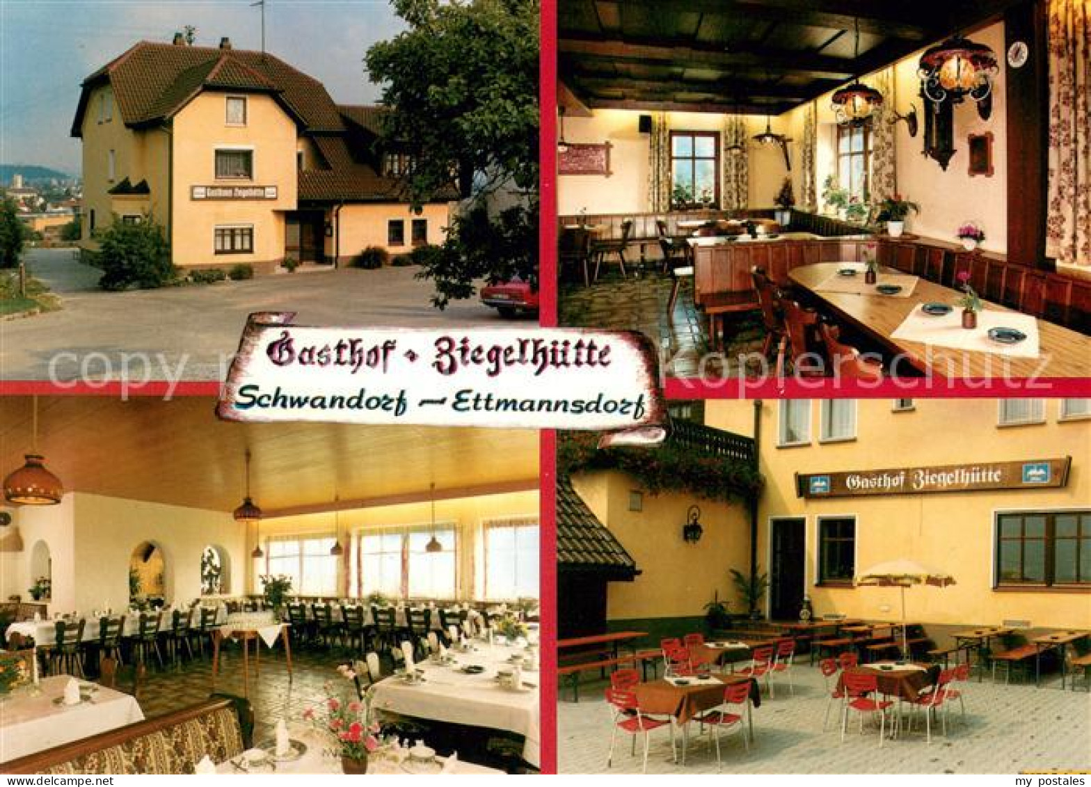 73648710 Ettmannsdorf Gasthof Ziegelhuette Gaststube Festsaal Terrasse Ettmannsd - Schwandorf