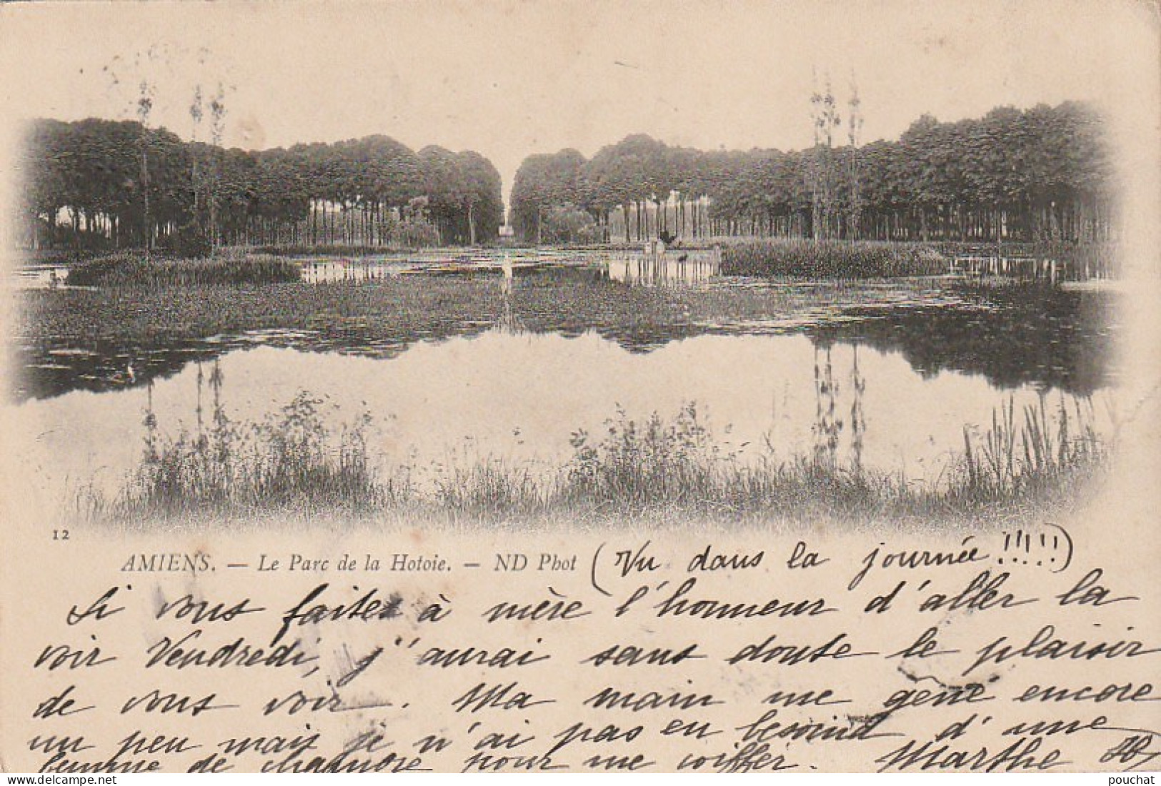 AA+ 107-(80) AMIENS - LE PARC DE LA HOTOIE - Amiens