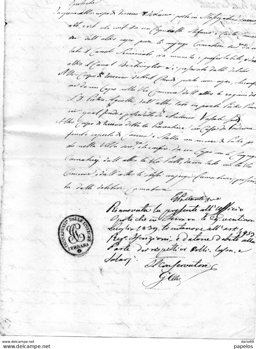 1839  MANOSCRITTI - Manuskripte