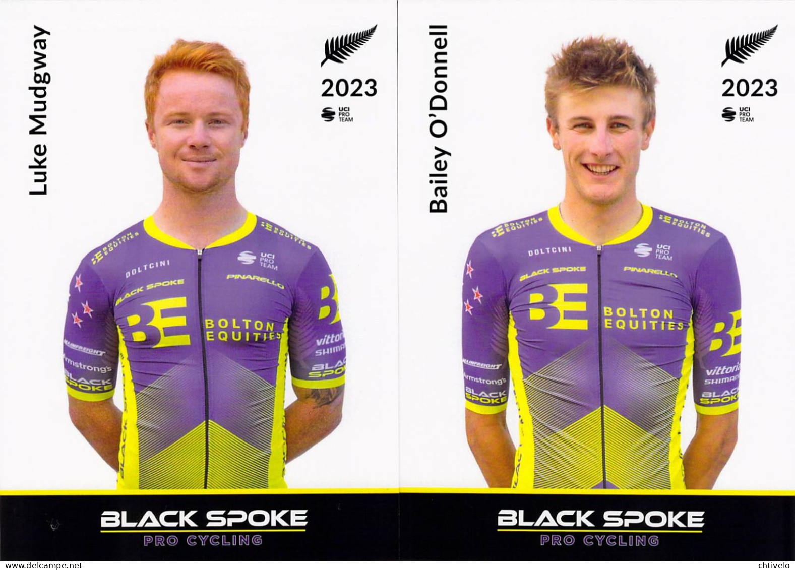 Cyclisme, Luke Mudgway & Bailey O'Donnell, 2023 - Radsport