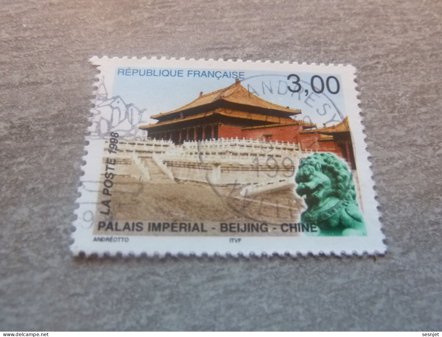Emission Commune France-Chine - Palais Impérial - 3f. - Yt 3173 - Multicolore - Oblitéré - Année 1998 - - Used Stamps