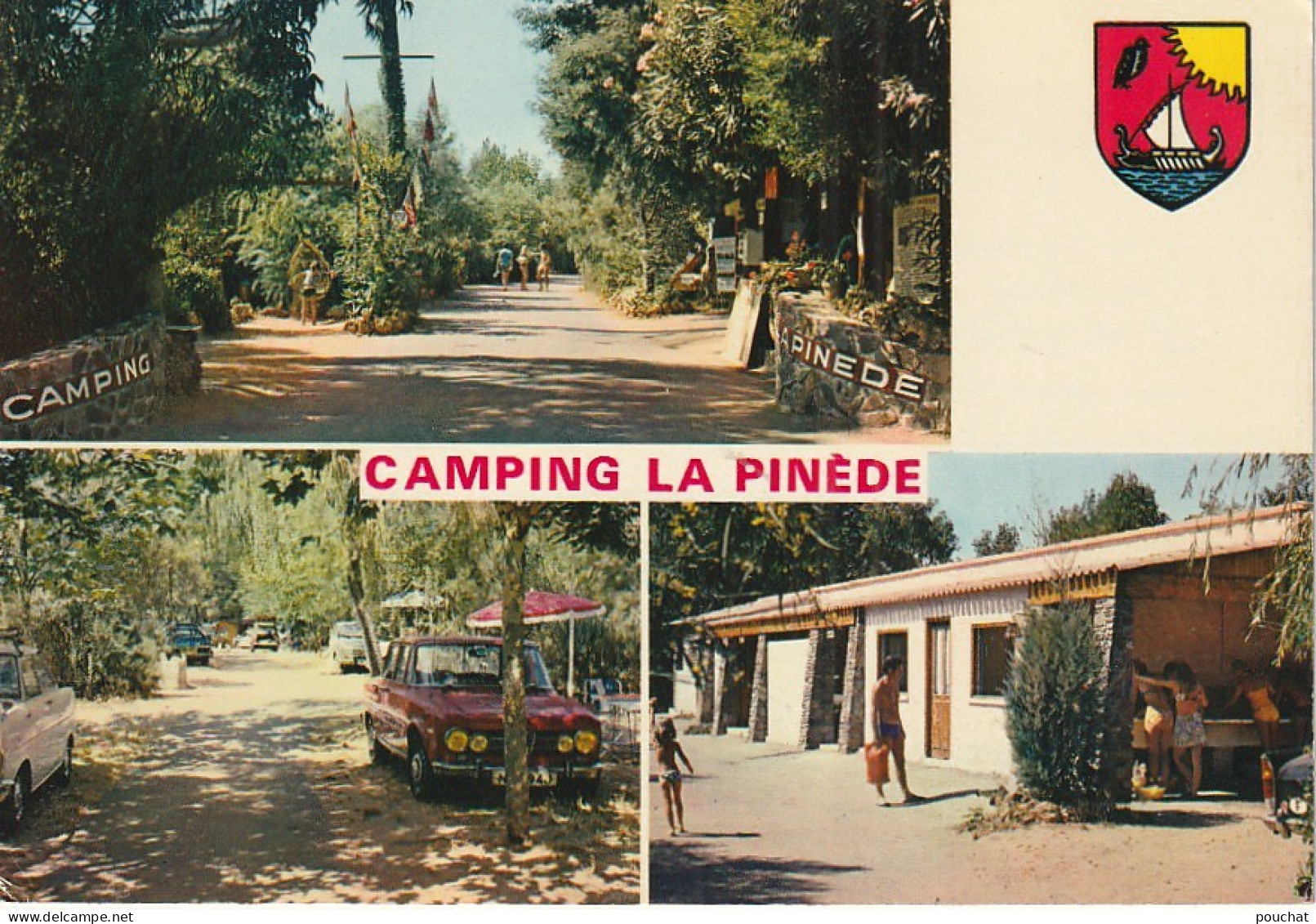 AA+ 111-(83) CAMPING " LA PINEDE " - CAVALAIRE SUR MER - CARTE MULTIVUES - Cavalaire-sur-Mer