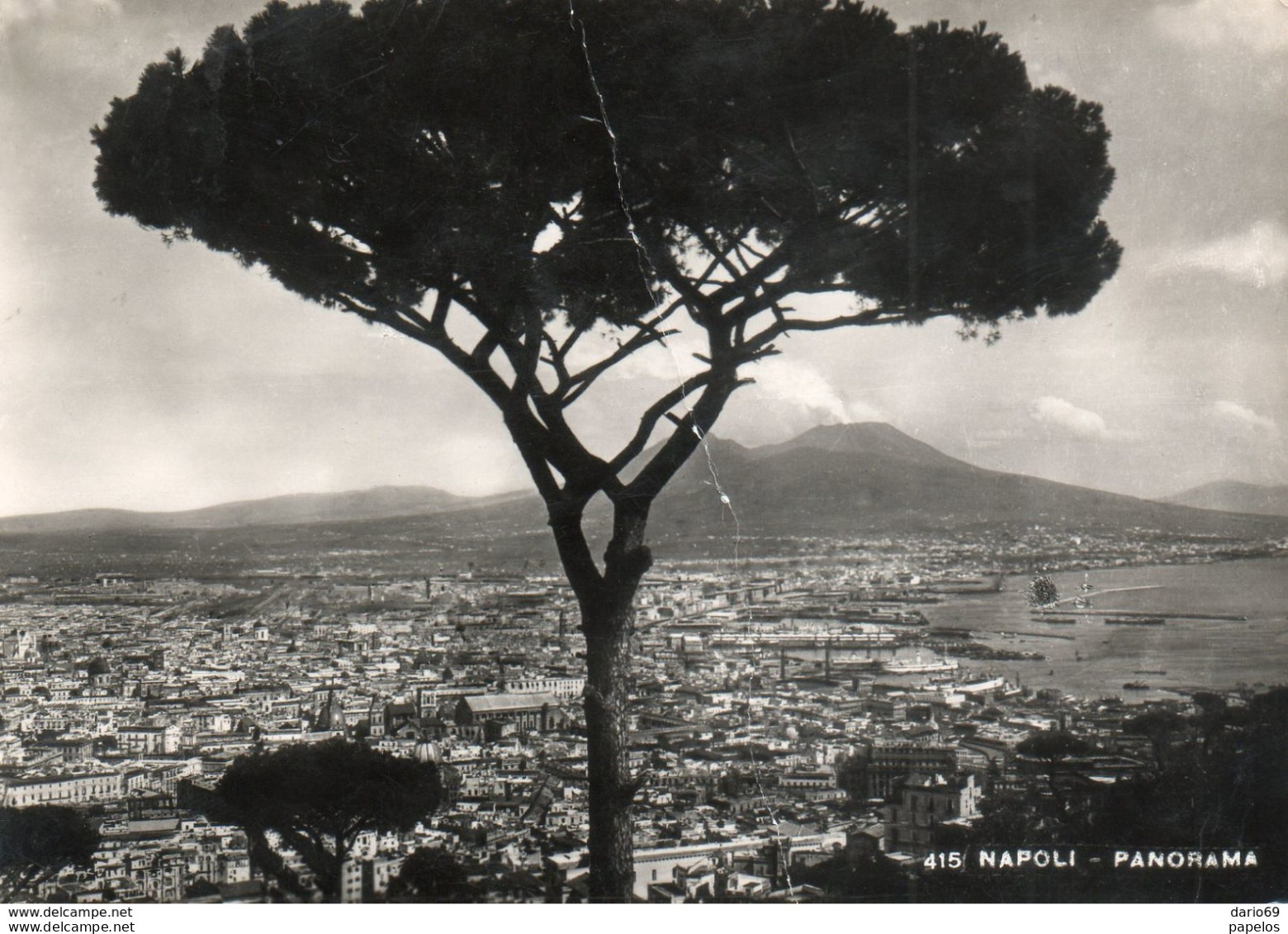 1951 CARTOLINA CON ANNULLO NAPOLI + TARGHETTA BIMBI FELICI - 1946-60: Marcophilia