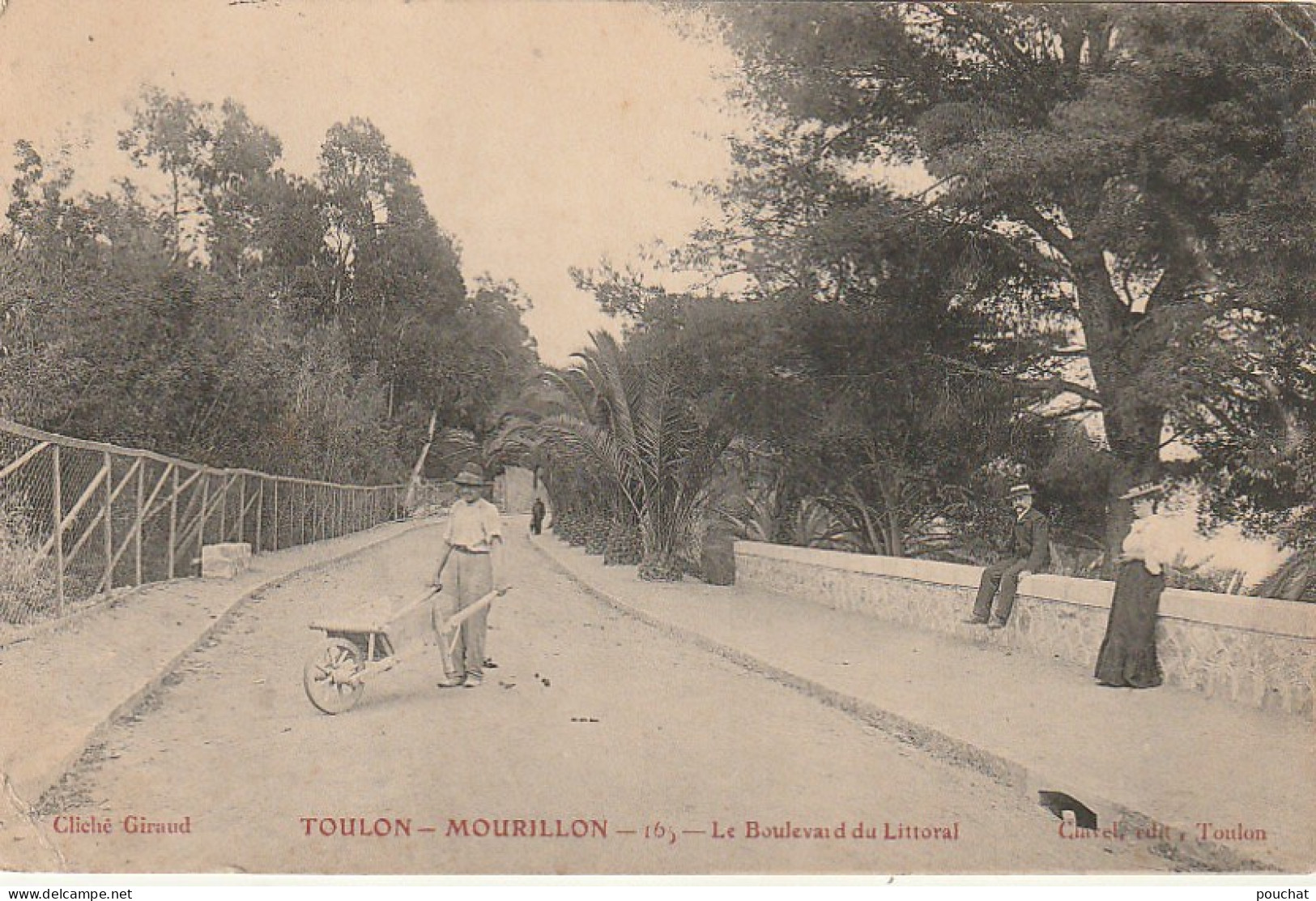 AA+ 111-(83) TOULON MOURILLON - LE BOULEVARD DU LITTORAL - ANIMATION - Toulon