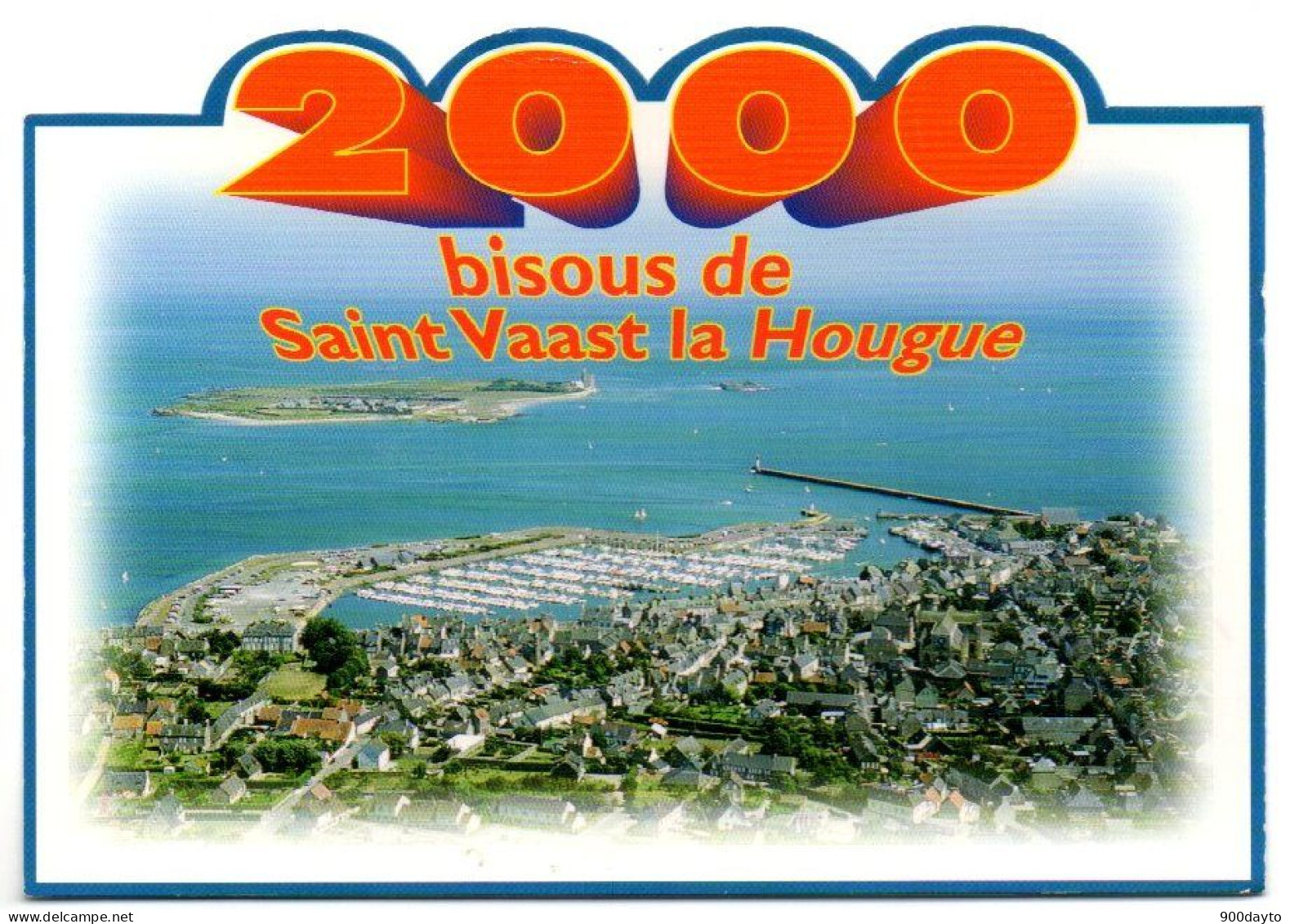 SAINT-VAAST-LA-HOUGUE. 2000 Bisous De St Vaast. - Saint Vaast La Hougue