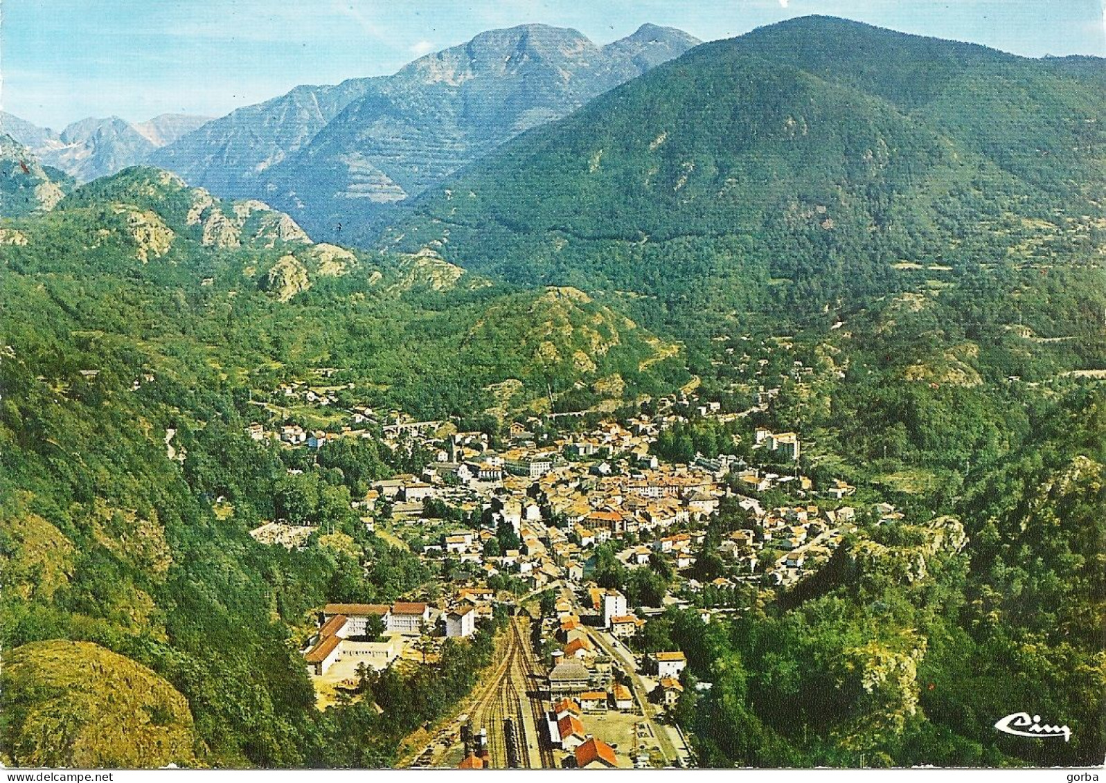 *CPM  - 09 - AX LES THERMES - Vue Générale Aérienne - Ax Les Thermes