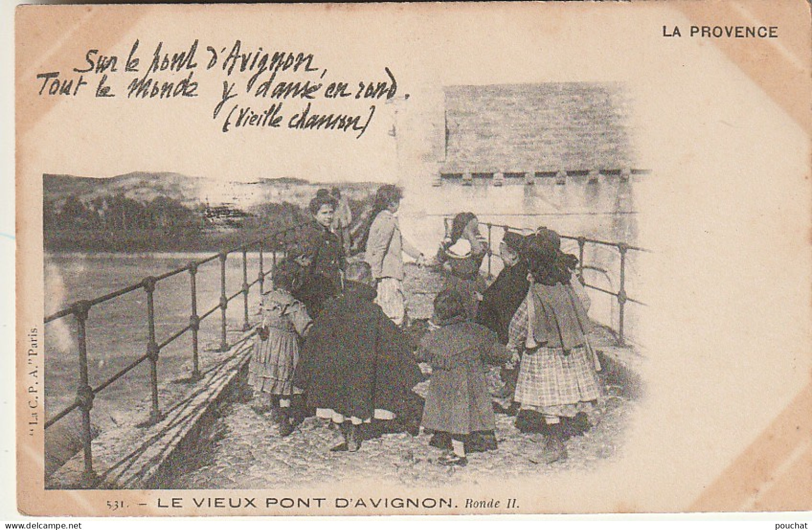 AA+ 112-(84) AVIGNON - LE VIEUX PONT D'AVIGNON - ANIMATION - RONDE D'ENFANTS - Avignon (Palais & Pont)