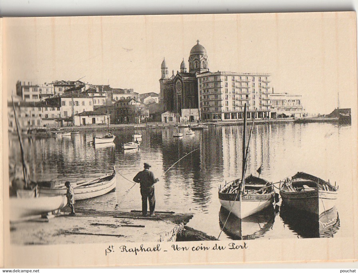 AA+ 111-(83) CARNET DE 10 VUES ARTISTIQUES DE SAINT RAPHAEL : VUE GENERALE , Bd FELIX MARTIN , PORT - EDIT. MAR , NICE - Saint-Raphaël