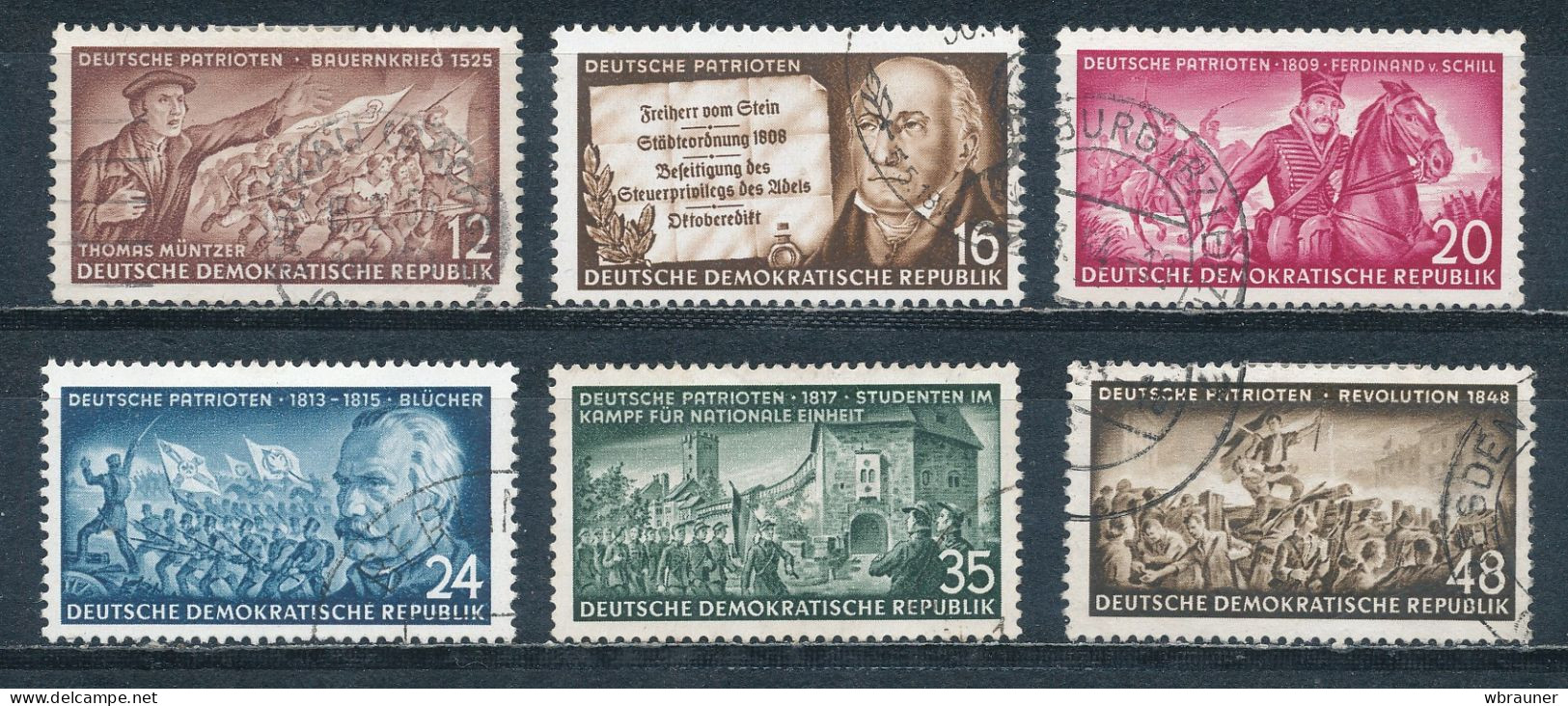 DDR 398/403 Gestempelt - Used Stamps