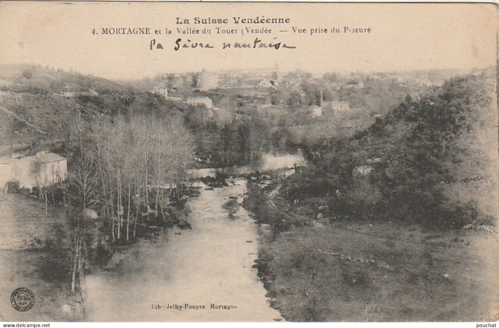 AA+ 113-(85) MORTAGNE ET LA VALLEE DU TOUET - VUE PRISE DU PRIEURE - Mortagne Sur Sevre