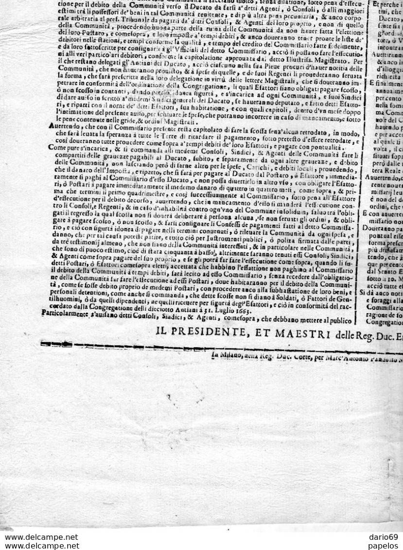 1689  MANIFESTO - Historische Documenten