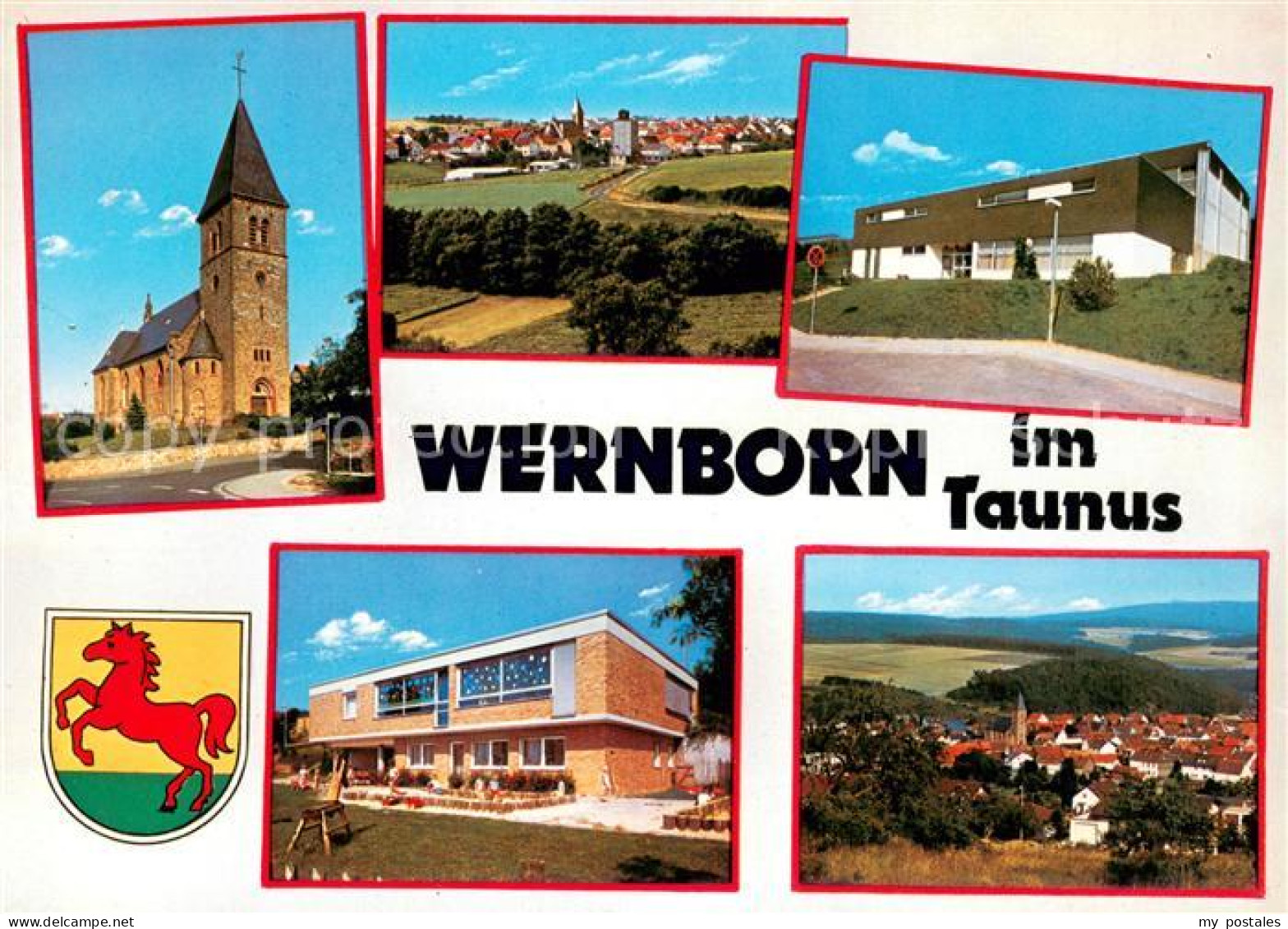 73648482 Wernborn Kirche Panorama Teilansichten Wernborn - Usingen