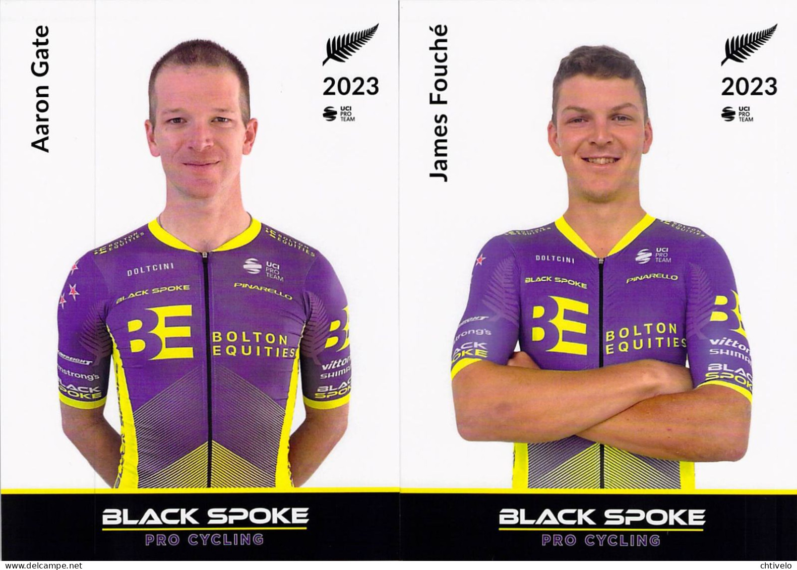 Cyclisme, Aaron Gate & James Fouché, 2023 - Radsport