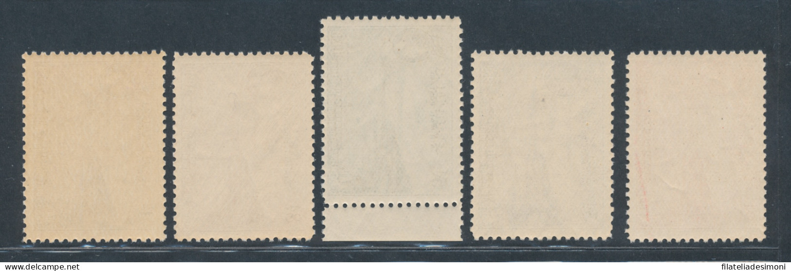 1938 Papua, Stanley Gibbons N. 158/62, Serie Completa, MNH** - Otros & Sin Clasificación