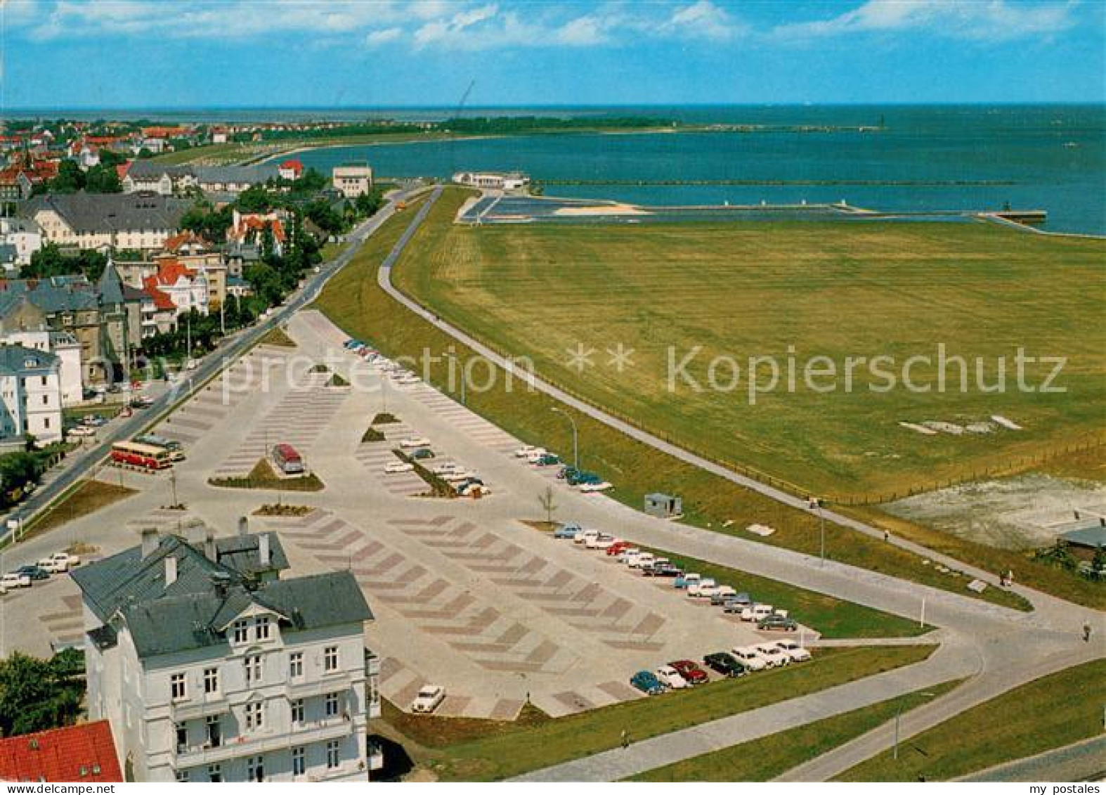 73648468 Cuxhaven Nordseebad Am Seedeich Fliegeraufnahme  Cuxhaven Nordseebad - Cuxhaven