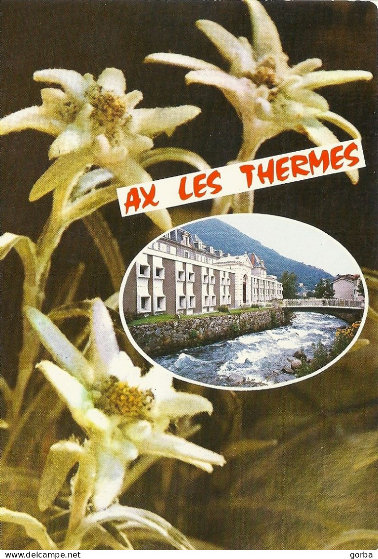 *CPM  - 09 - AX LES THERMES - L'Etablissement Thermale Du Tech - Edelweis - Ax Les Thermes