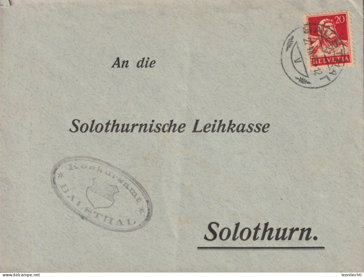1925-31 Schweiz, Brief  Zum:CH 174,Mi:CH 206xTell, - Brieven En Documenten