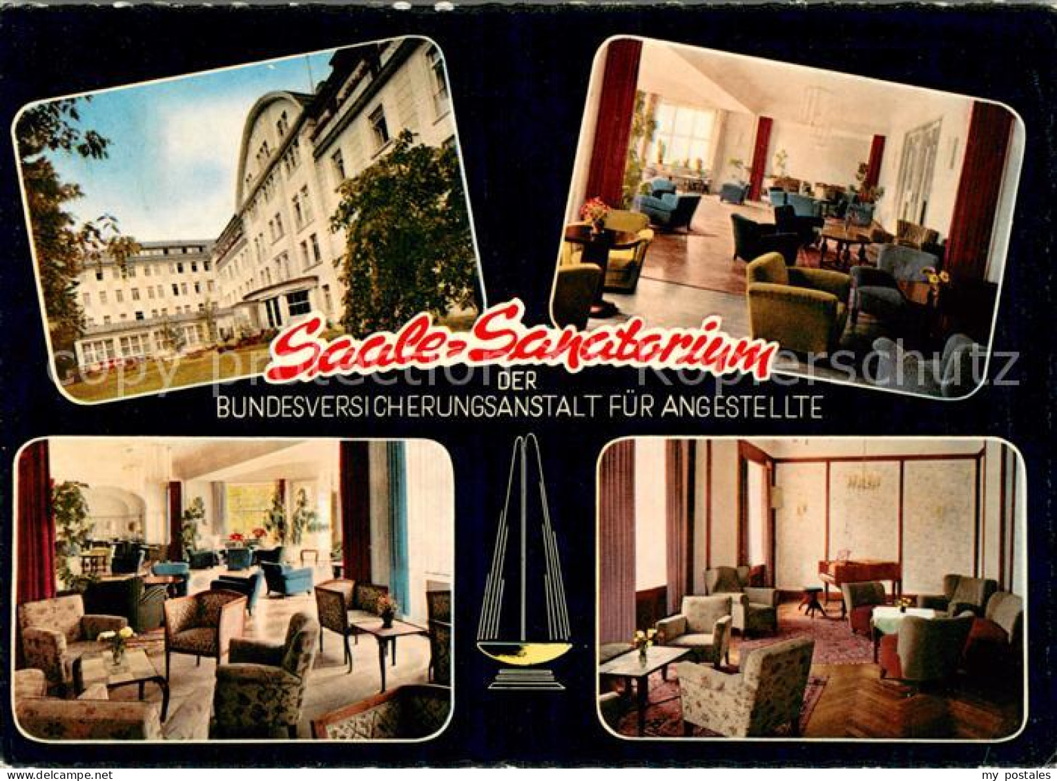 73648379 Bad Kissingen Saale Sanatorium Der BfA Gastraum Zimmer Bad Kissingen - Bad Kissingen