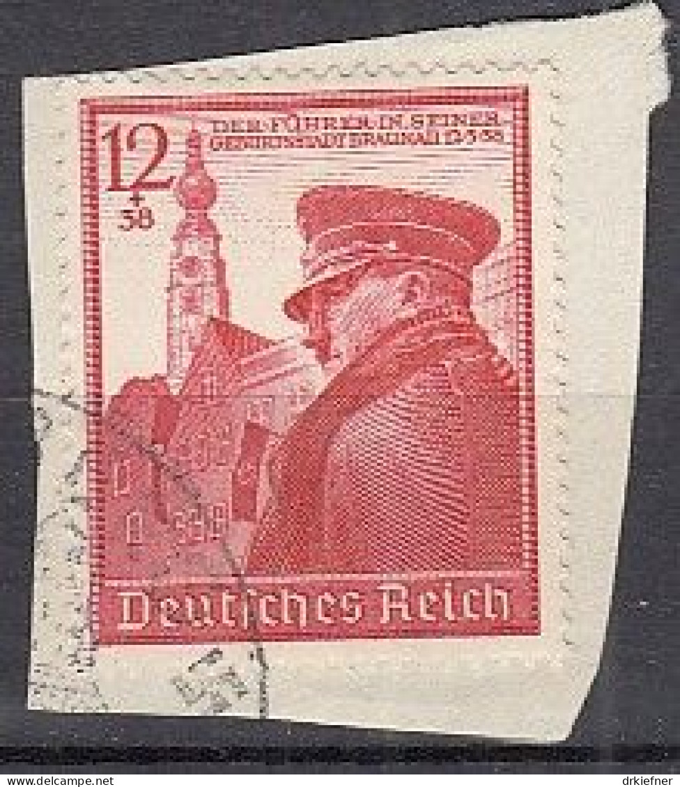 DR 691, Gestempelt, Auf Briefstück, AHs Geburtstag, 1939 - Oblitérés