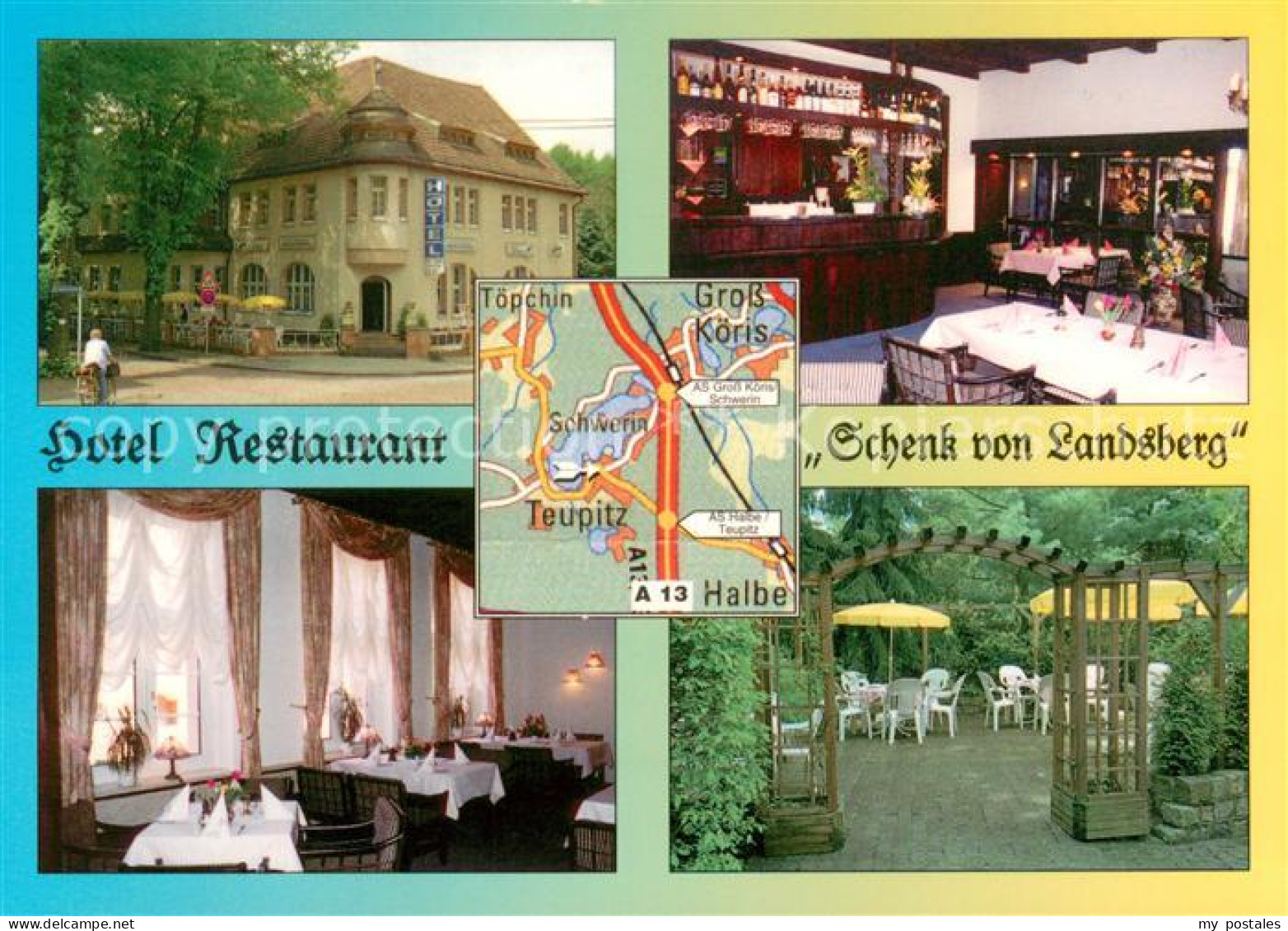 73648362 Teupitz Hotel Restaurant Schenk Von Landsberg Gastraeume Terrasse Teupi - Teupitz