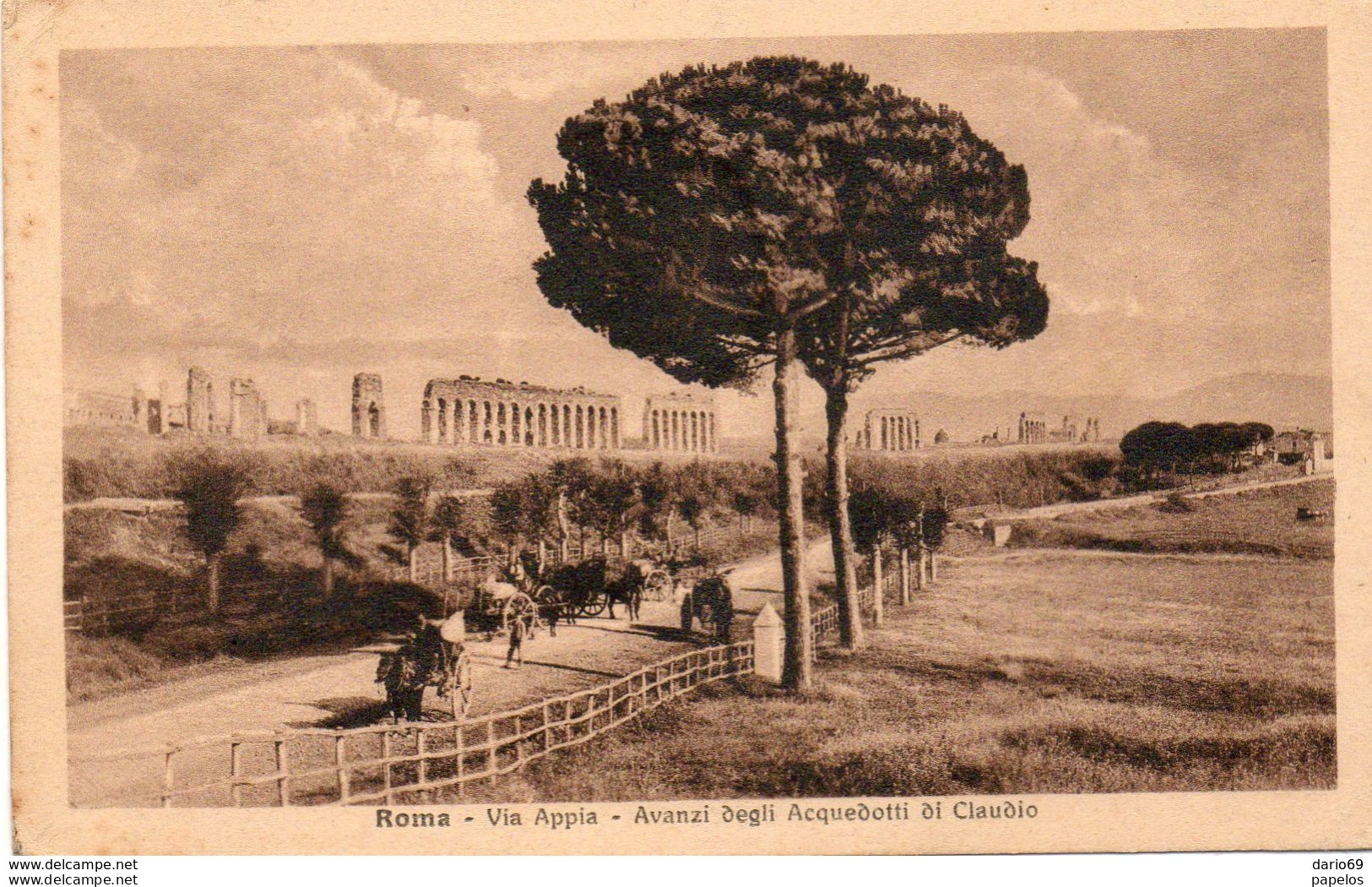 1918 CARTOLINA CON ANNULLO AMBULANTE ROMA - TORINO - Marcofilie