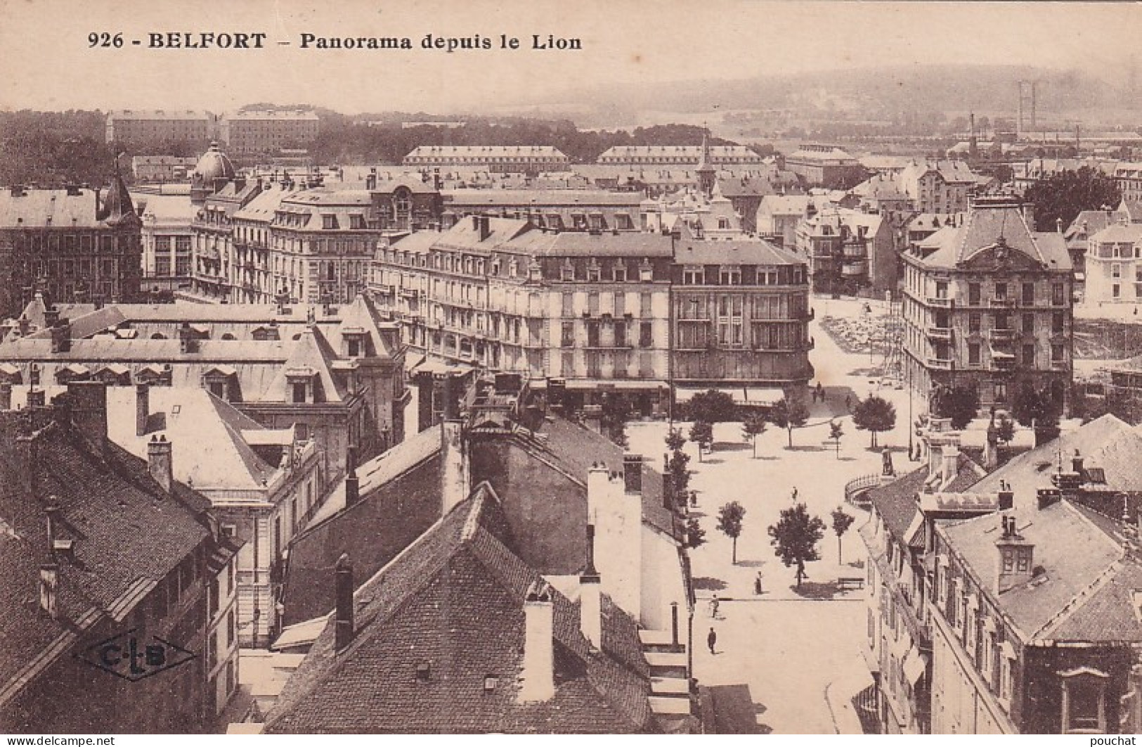 AA+ 118-(90) BELFORT - PANORAMA DEPUIS LE LION - Belfort - Stadt