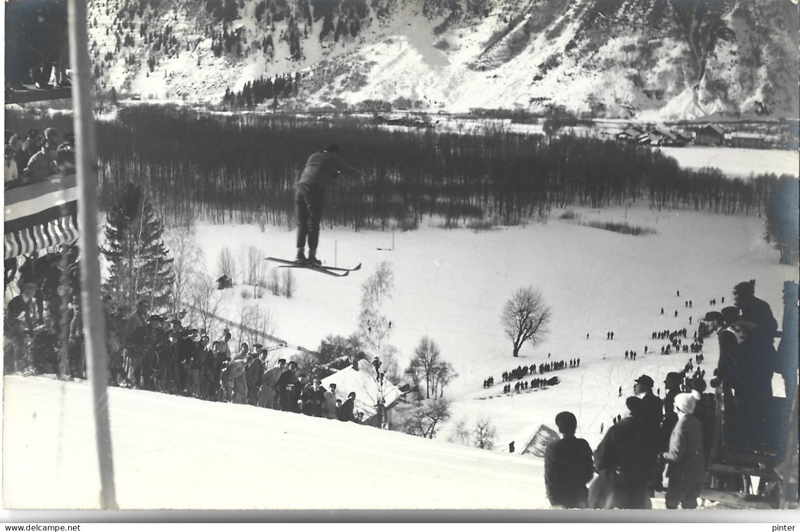 SPORTS D'HIVER - Saut à Ski - CARTE PHOTO - Winter Sports