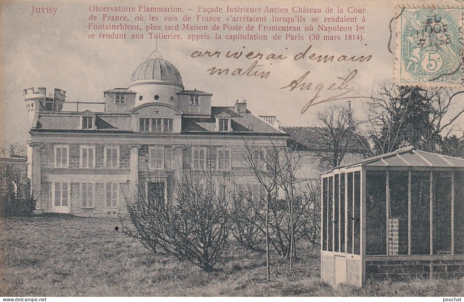 AA+ 119-(91) JUVISY - OBSERVATOIRE FLAMMARION - FACADE INTERIEURE - Juvisy-sur-Orge